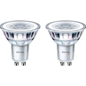 Philips - LED Spot - Energiezuinig - Koelwit Licht - GU10 - 2 Stuks