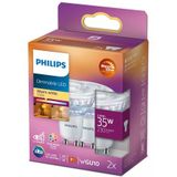 Philips - WarmGlow LED Lamp - Dimbaar - Wit - 2,6 W