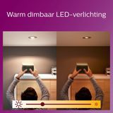Philips - WarmGlow LED Lamp - Dimbaar - Wit - 2,6 W