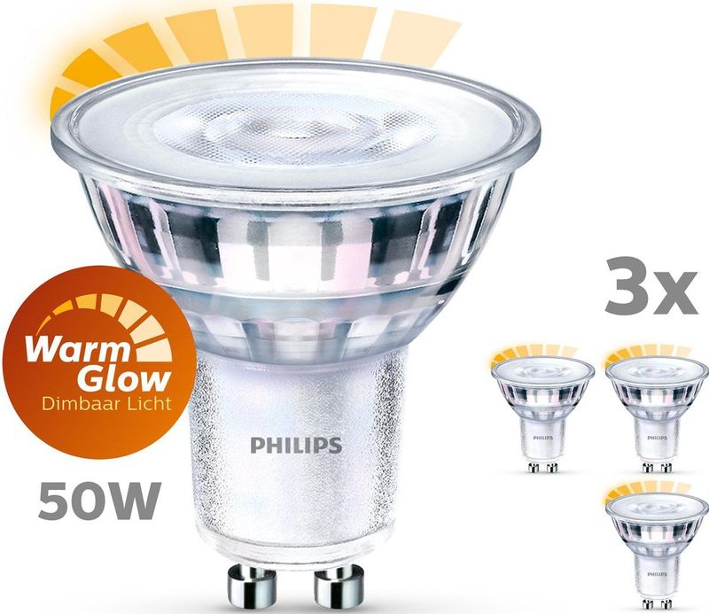 Philips - WarmGlow - LED Lamp - Dimbaar - 3,8 W - Kleurweergave-index 90