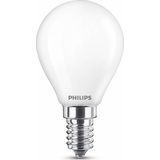 Philips LED Kogellamp Mat - 40 W - E14 - warmwit licht - 2 stuks