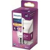 Philips Sensor LED Lamp 60W E27 Warm Wit