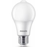 Philips - LED Sensor Lamp - Warmwit - E27 - 8W - Mat