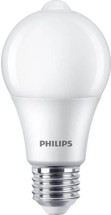Philips - LED Sensor Lamp - Warmwit - E27 - 8W - Mat