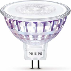 Philips - Philips LED Reflector - 50W - GU5.3 - Koel wit - Niet dimbaar