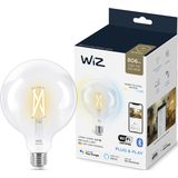 WiZ Globe Filament Lamp E27 - Warm- tot Koelwit Licht - Slimme LED Lamp - 60 W - Transparant - Verbind met Wi-Fi - Gemakkelijk te Bedienen