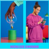 WiZ Globe Filament Slimme LED Verlichting - Warm- tot Koelwit Licht - E27 - 60W - 125 mm - Transparant - Wi-Fi