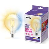 WiZ Globe Filament Slimme LED Verlichting - Warm- tot Koelwit Licht - E27 - 60W - 125 mm - Transparant - Wi-Fi