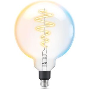 WiZ Giant Filament Slimme LED Verlichting - Warm- tot Koelwit Licht - E27 - 40W - Transparant - Wi-Fi