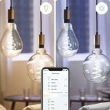 WiZ Giant Filament Lamp E27 - Warm- tot Koelwit Licht - Slimme LED Lamp - 25 W - Goud - Verbind met Wi-Fi - Gemakkelijk te Bedienen
