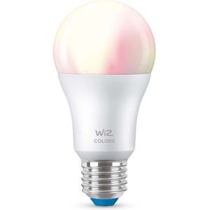 WiZ Lamp Slimme LED Verlichting E27 Lichtbron - Gekleurd en Wit Licht - 60W - Mat - WiFi