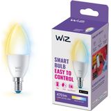 WiZ Kaarslamp Slimme LED Verlichting - Warm- tot Koelwit licht - E14 - 40W - Wi-Fi