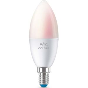 WiZ Kaarslamp E14 - Gekleurd en Wit Licht - Slimme LED Lamp - 40 W - Verbind met Wi-Fi - Gemakkelijk te Bedienen