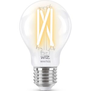 WiZ Filament doorzichtig A60 E27 ledlamp Wifi + Bluetooth protocol