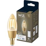 WiZ Filament Kaarslamp Slimme LED Verlichting - Warm- tot Koelwit licht - E14 - 25W - Amber - WiFi