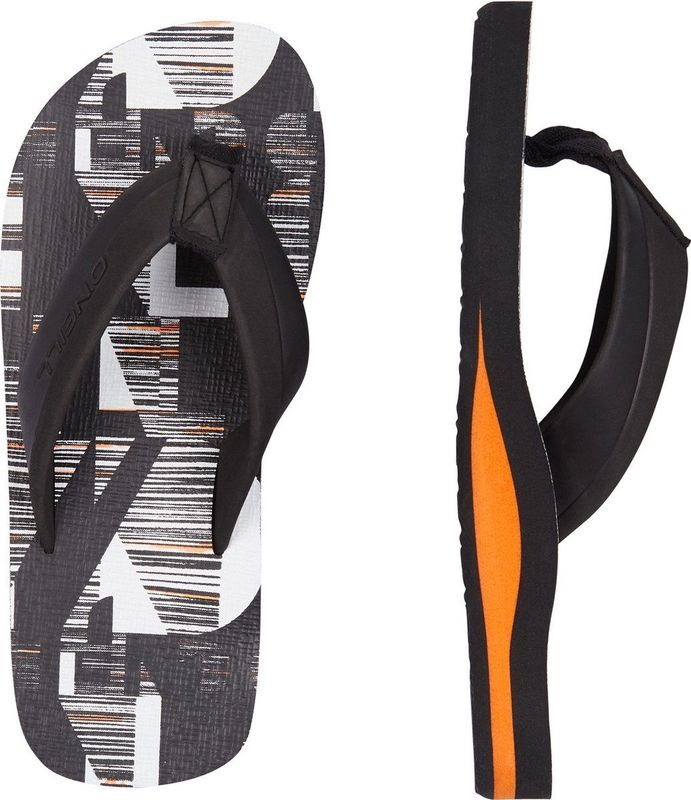 O'Neill - Slippers voor jongens - zwart-wit