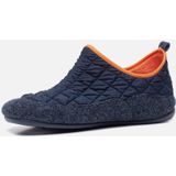 CM - Comfort Pantoffels - Blauw - Textiel - Rubber Zool