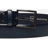 Ziengs Riem blauw Leer 960545