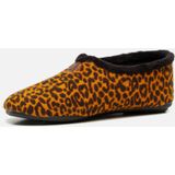 Nortenas - Pantoffels - Geel - Textiel - Luipaardprint
