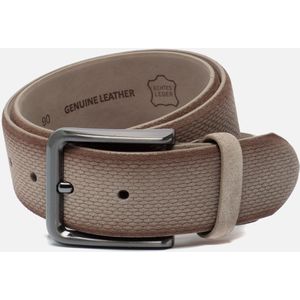 Ziengs Riem taupe Suede