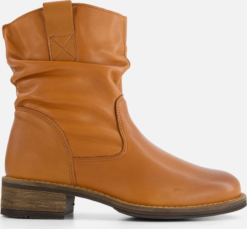 Cellini Enkellaarsjes cognac Leer