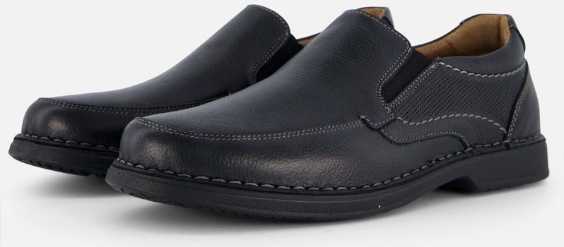 Outfielder - Instappers - Zwart - Leer