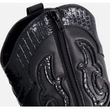 Ann Rocks Cowboylaarzen zwart Pu