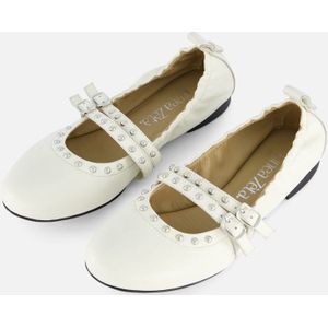 Linea Zeta Ballerina's beige Leer - Maat 41