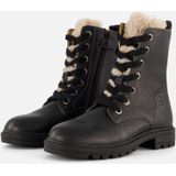 Muyters - Veterboots - Zwart - Leer