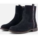 Muyters Enkellaarsjes blauw Leer