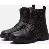 Muyters Biker boots zwart Leer