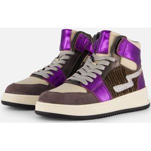 Muyters - Sneakers - Paars - Leer - Kinderschoenen