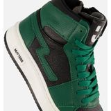 Muyters hoge Sneakers groen Leer