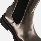 Muyters - Chelsea Boots - Zilver - Leer - Ritssluiting