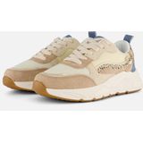 POSH by Poelman Charlie Sneakers beige Textiel - Dames