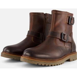 Outfielder - Boots - Bruin - Leer - Rubberen Zool