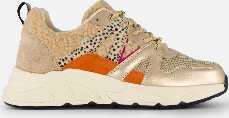 POSH by Poelman Teddy Sneakers roze - Dames