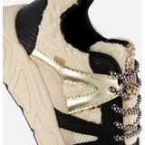 POSH by Poelman Teddy Sneakers zwart Dames