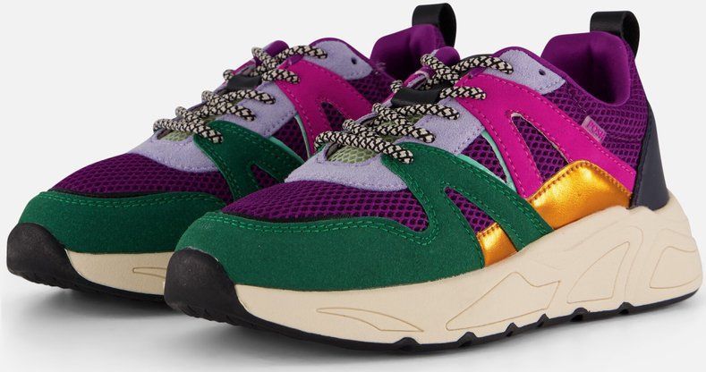 POSH by Poelman Sneakers paars Synthetisch - Dames