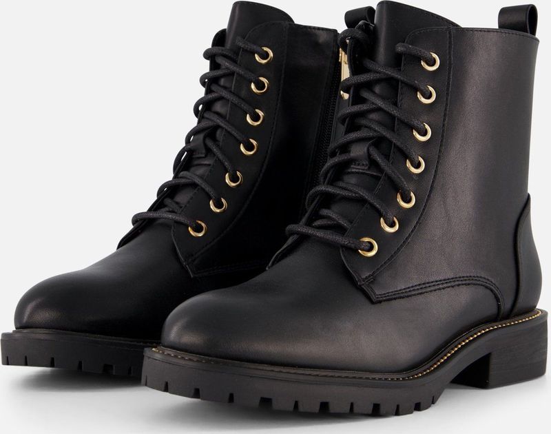Cellini - Veterboots - Zwart - PU - Rubber Zool