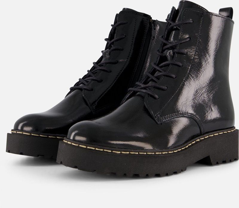Cellini - Veterboots - Zwart - Lak