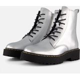 Cellini veterboots zilver metallic