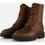Cellini - Veterboots - Bruin - Leer en Textiel