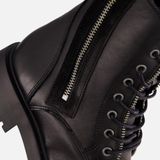Cellini - Veterboots - Zwart - Leer - Blokhak