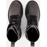 Cellini - Veterboots - Zwart - Leer en Textiel