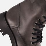 Cellini - Veterboots - Zwart - Leer en Textiel