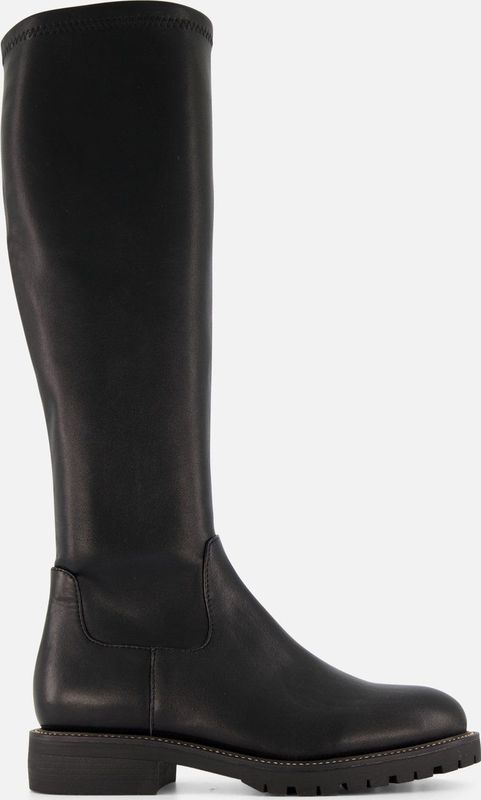 Cellini - Hoge Laarzen - Zwart - PU - Textiel Voering - Rubber Zool