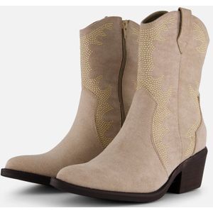 Ann Rocks Cowboylaarzen beige Synthetisch