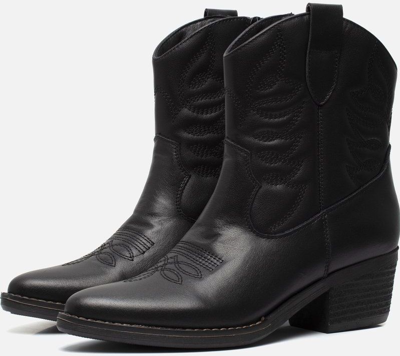 Cellini Cowboylaarzen zwart Leer