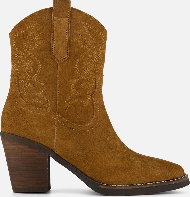 Cellini Cowboylaarzen cognac Suede